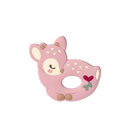 Farrah Fawn Silicone Teether - Becky Sue's Creations - Baby & Toddler - Douglas Cuddle Toys