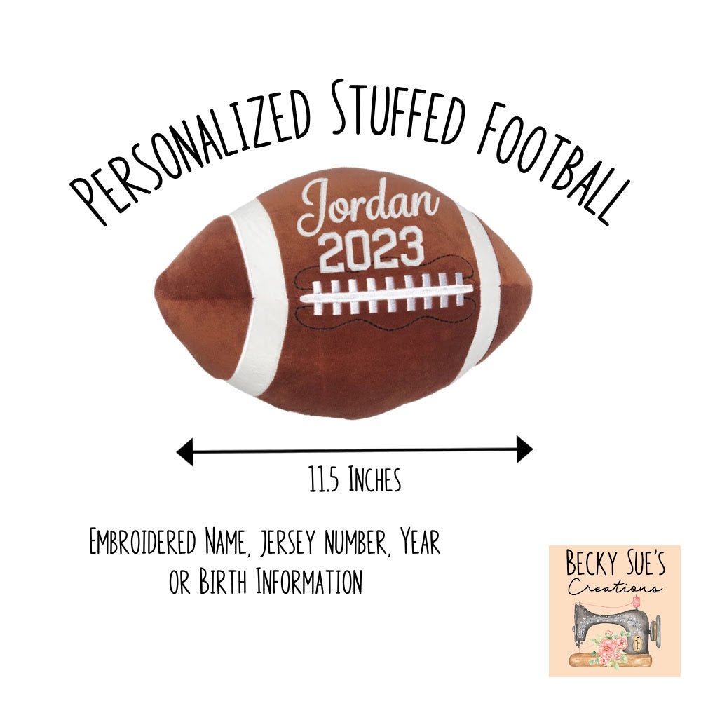 Football - Becky Sue's Creations - Sports Toys - Embroider Buddy