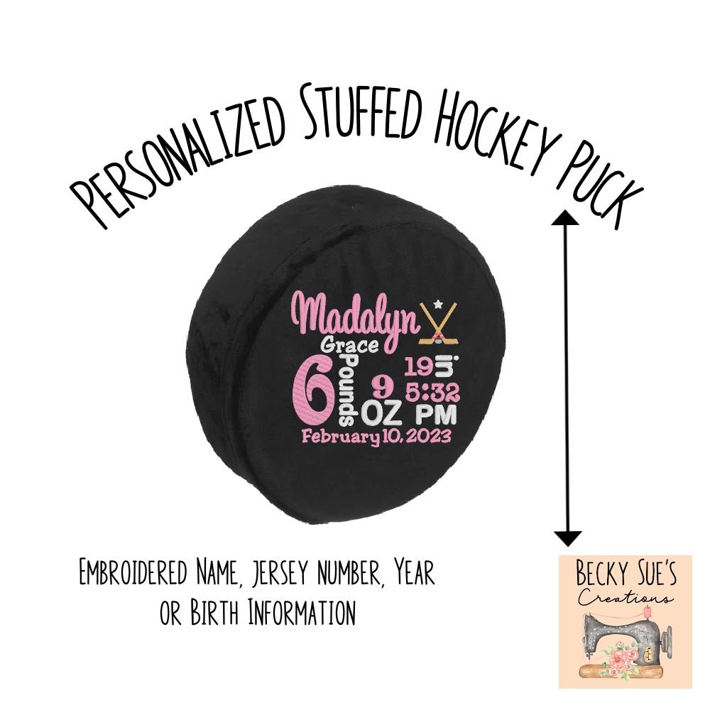 Hockey Puck - Becky Sue's Creations - Sports Toys - Embroider Buddy