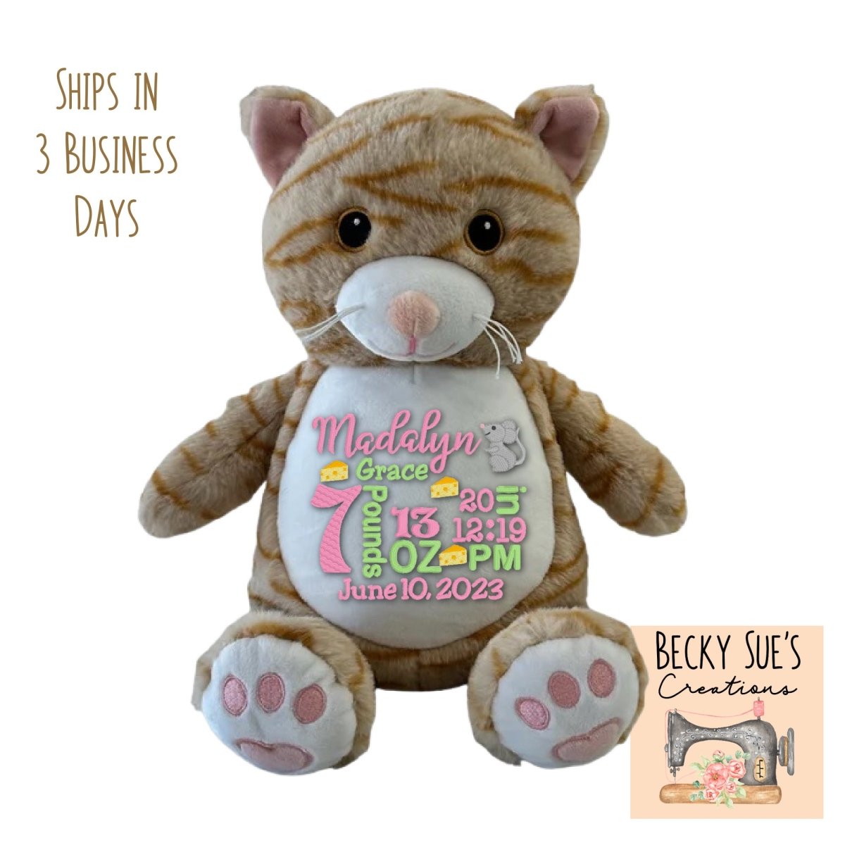 Kitty Cat - Becky Sue's Creations - Baby & Toddler - Little Elska