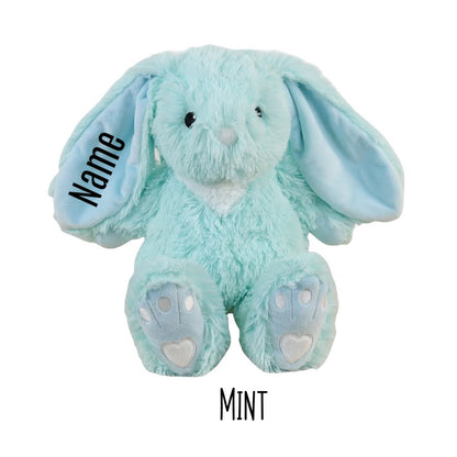 Personalized Long Eared Easter Bunny - Mint Green - Becky Sue's Creations - Stuffed Animals - Little Elska