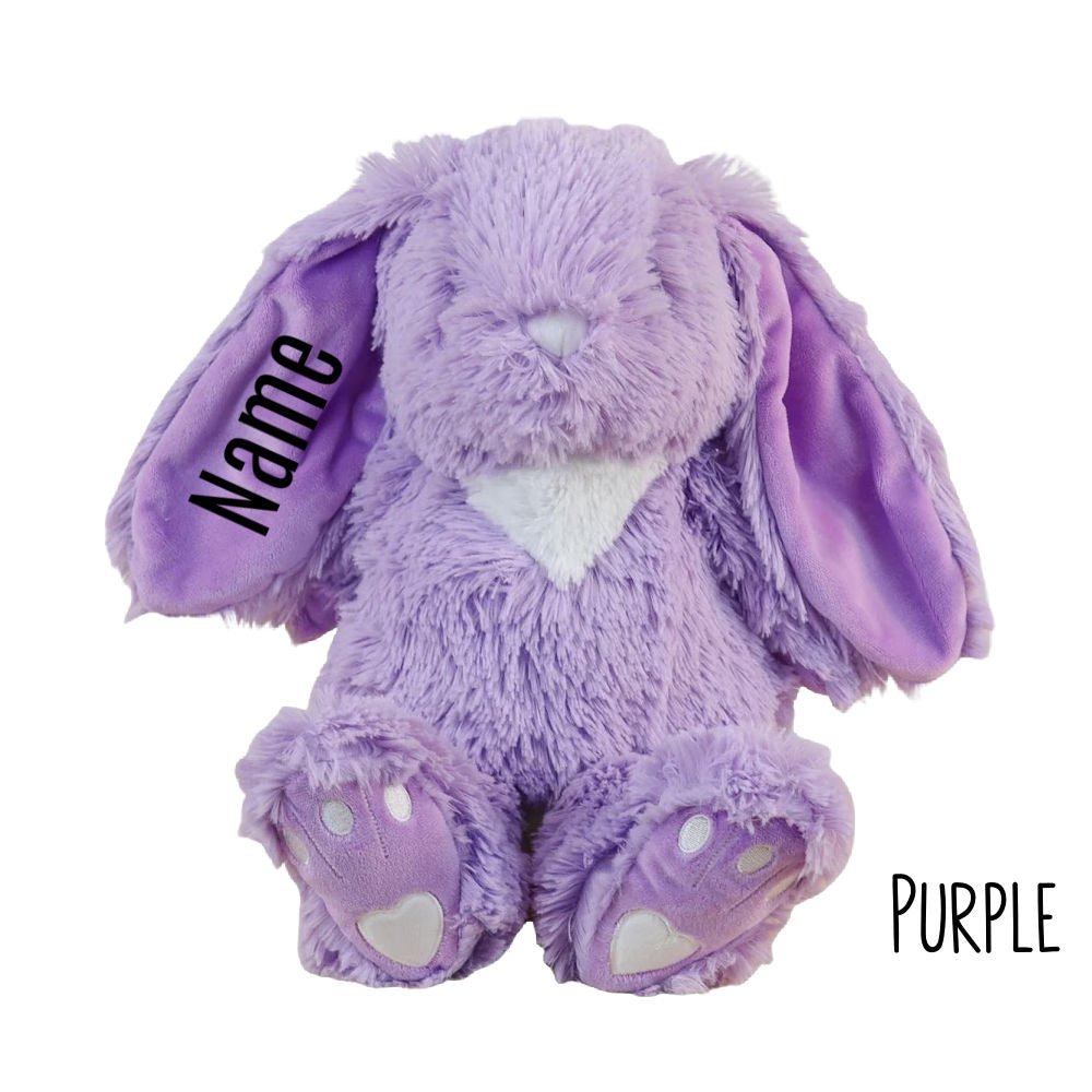 Personalized Long Eared Easter Bunny - Purple - Becky Sue's Creations - Stuffed Animals - Little Elska